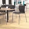 Flash Furniture Gray Plastic Stack Chairs with Lumbar Support, PK 5 5-RUT-NC618-GY-GG - alternate 1